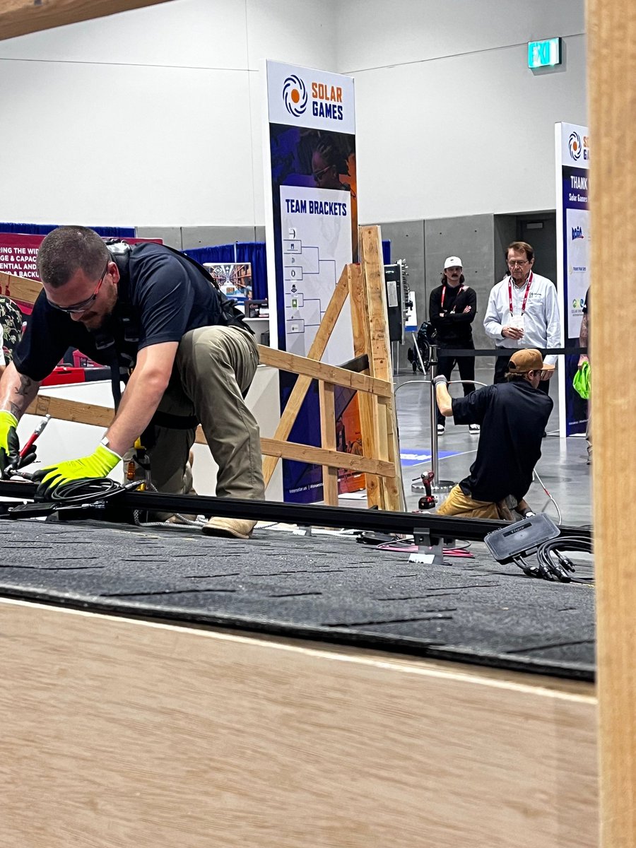 NABCEP (@nabcep) on Twitter photo How about these fine #pvinstall professionals, folks? Things are heating up here at the <a href="/ISNAESNA/">Intersolar & Energy Storage North America</a> 2025 #solargames! Lots of interesting competitors from very different backgrounds.
#iesna25 is going strong all week, and <a href="/NABCEP/">NABCEP</a> is thrilled to be a partner. Thank you, friends! How about these fine #pvinstall professionals, folks? Things are heating up here at the <a href="/ISNAESNA/">Intersolar & Energy Storage North America</a> 2025 #solargames! Lots of interesting competitors from very different backgrounds.
#iesna25 is going strong all week, and <a href="/NABCEP/">NABCEP</a> is thrilled to be a partner. Thank you, friends!