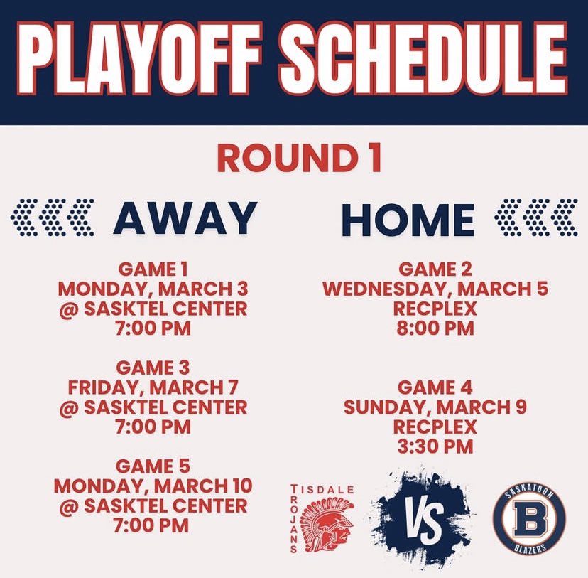 PLAYOFFS !! Gonna be a good battle between 2 great teams ! 

Can’t wait ! Go Trojans 👊🏻