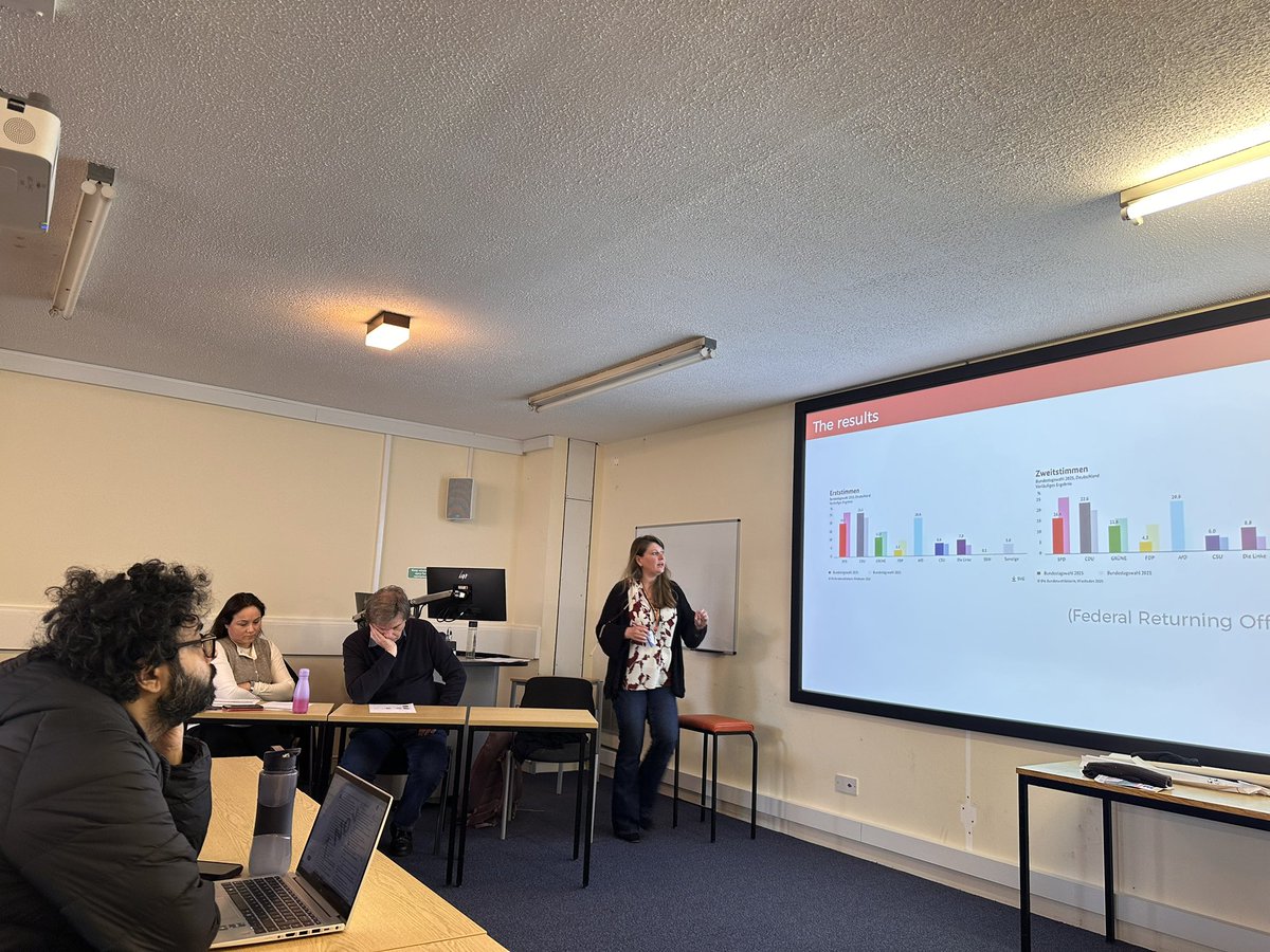 Digdem Soyaltin-Colella (@digdemsoyaltin) on Twitter photo We had a packed room today for the German elections event! Great presentations addressing the results, rise of far right parties, social democratic decline and migration policies followed up by a lively debate! <a href="/ABDNPolIR/">University of Aberdeen, Politics and IR</a> We had a packed room today for the German elections event! Great presentations addressing the results, rise of far right parties, social democratic decline and migration policies followed up by a lively debate! <a href="/ABDNPolIR/">University of Aberdeen, Politics and IR</a>