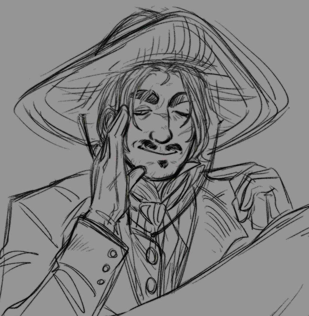 bonezoid's tweet image. getting the hang of drawing him #javierescuella #rdr2