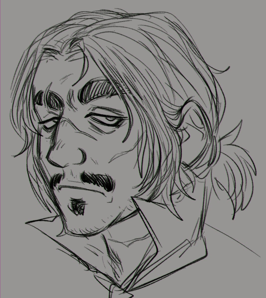 bonezoid's tweet image. getting the hang of drawing him #javierescuella #rdr2