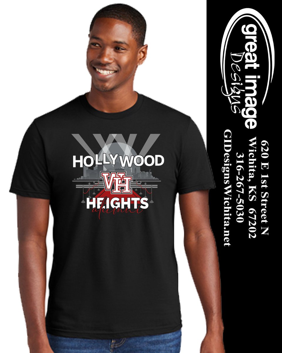 just wanted to let everyone know that we will be selling the Hollywood Heights shirts at tonight’s basketball game! We take cash and credit cards. $15 each. variety of sizes. We will NOT be taking orders. TIA and go Heights! <a href="/WHtsHoops/">Coach Joe Auer</a> <a href="/WHtsAthletics/">Wichita Heights Athletics</a> <a href="/FalconFlip92/">WHtsPrincipal</a>