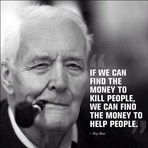 More and more we're going to have to remember these important words from Tony Benn as we push to secure the investment we so desperately need in our public services.