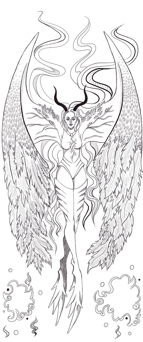 esooooox's tweet photo. @Deathcoin666 Ascension of the Fallen

When wings, scorched by flames, still remember the sky. When the fall becomes ascension. She hovers between light and darkness, breaking the chains of the past to embrace her new essence.
$DEATH https://t.co/7ClPckUz1E