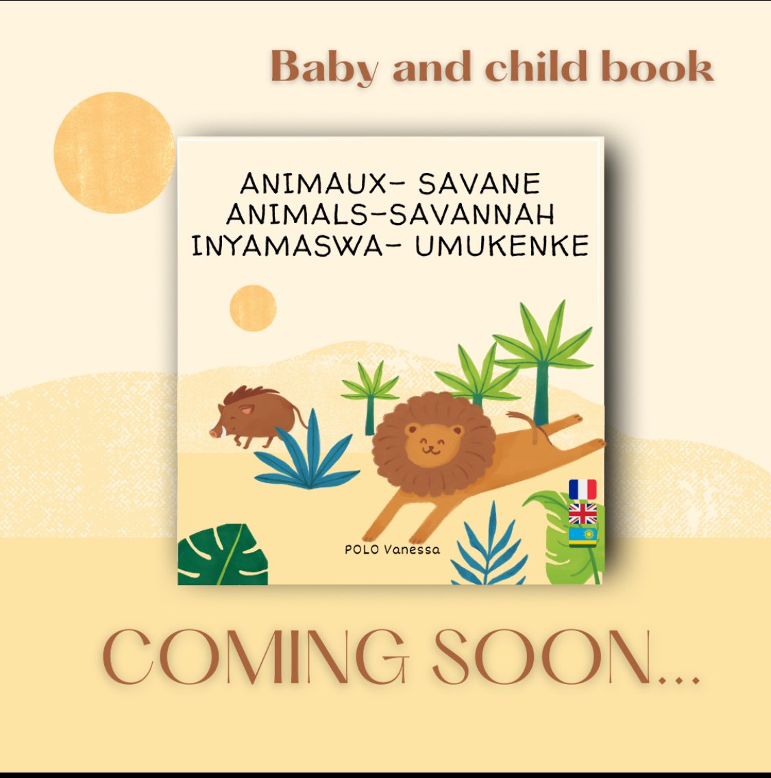 INZOZI PUBLISHER (@inzozipublisher) on Twitter photo Wonderful news from Vanessa Polo new book on animals is coming soon!
Perfect for children and adults who want to learn animal names in Kiny., English, and French. And there's more a fruits edition is coming next
Keep an eye out!@JudenceK <a href="/Syvalens/">KABARARI Valens</a> <a href="/lyvine_rwanda/">Lyvine Rwanda</a> <a href="/DimitrieSissi/">Dimitrie Sissi</a> Wonderful news from Vanessa Polo new book on animals is coming soon!
Perfect for children and adults who want to learn animal names in Kiny., English, and French. And there's more a fruits edition is coming next
Keep an eye out!@JudenceK <a href="/Syvalens/">KABARARI Valens</a> <a href="/lyvine_rwanda/">Lyvine Rwanda</a> <a href="/DimitrieSissi/">Dimitrie Sissi</a>