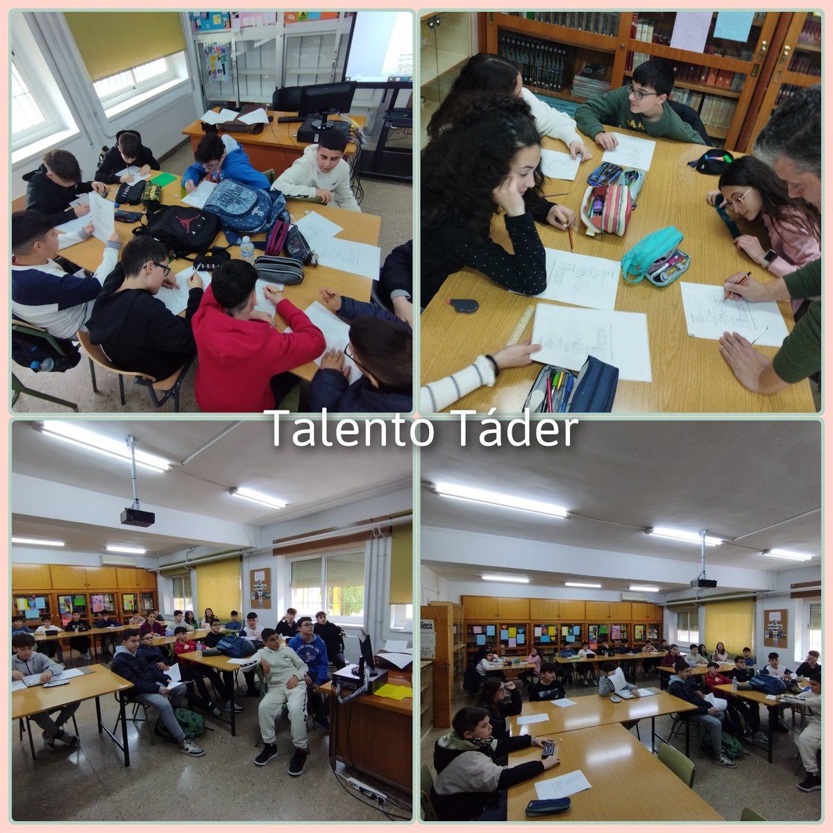 Taller de cristalografía con los alumnos de primero de ESO dentro del programa Talento Táder.
#laeducaciontehacecrecer 
#iesvegadeltader