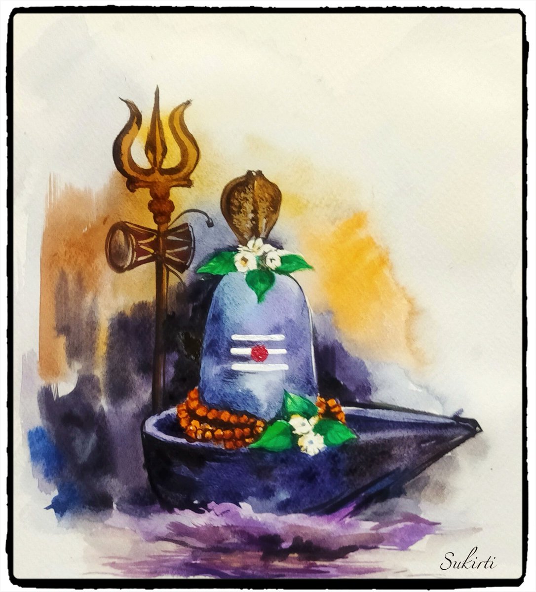 महाशिवरात्रि की शुभकामनाएं🙏
.
.
#ArtistOnX #watercolourpainting
#MahaShivratriVratMahima #Mahashivratri2025 #Mahashivratri