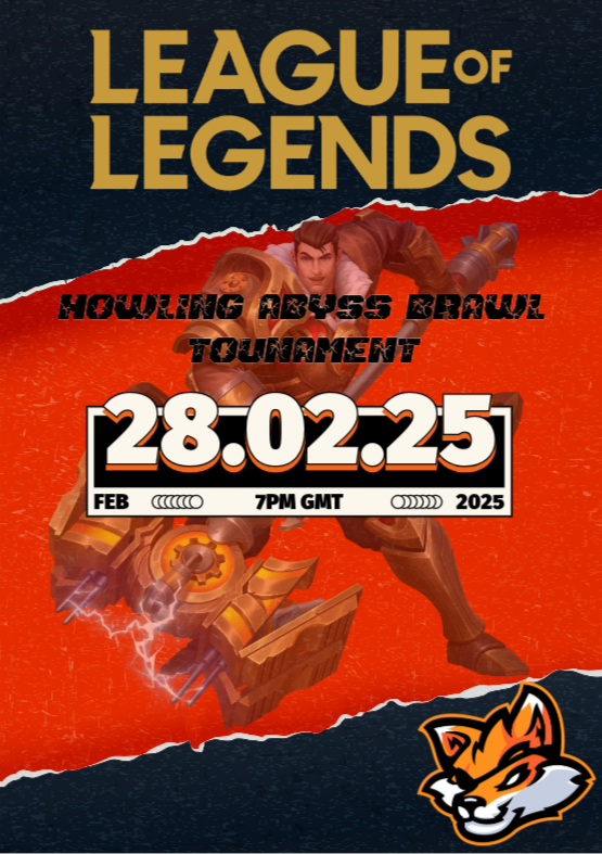 Our Student Ambassadors are putting on another event on Friday 28th Feb

This is the first graphic from those working on the marketing team this week so well done to them 👏

If you are in college or teach #esports come support them on Friday at
▶️twitch.tv/vulpine_esports