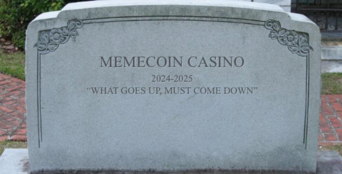 RIP Solana memecoin casino. 

We hardly knew ye. 

We all had fun chasing canine and fart themed lottery tickets.

But what do we devs know how to do? 

Just build. 

Ship. 

A eulogy…

=======

Memecoin season did bring liquidity. But did it already leave? Or go into Trump’s