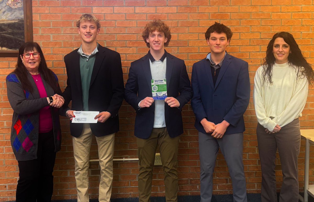 In partnership with the Veale Foundation, Gilmour’s entrepreneurship program awarded a pilot grant to Lars Broberg ’25, Aidan McNamara ’25, and Michael Soeder '25 for their business, Spray and Scape. Congrats to Lars, Aidan, and Michael! #Whygilmour #WeAreGilmour