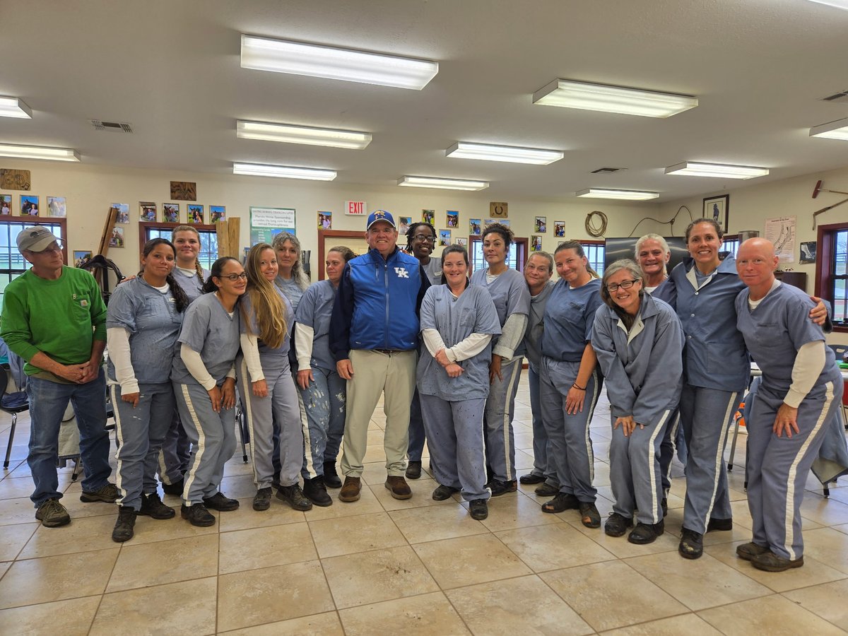 Thoroughbred Retirement Foundation (TRF) (@trfinc) on Twitter photo A big thank you to Frank Taylor from <a href="/StableRecovery1/">Stable Recovery</a> for visiting our TRF Second Chances program at Lowell Correctional. Educational programs like ours offer opportunities and life skills to so many people that need a second chance and gain one through the equine industry. A big thank you to Frank Taylor from <a href="/StableRecovery1/">Stable Recovery</a> for visiting our TRF Second Chances program at Lowell Correctional. Educational programs like ours offer opportunities and life skills to so many people that need a second chance and gain one through the equine industry.