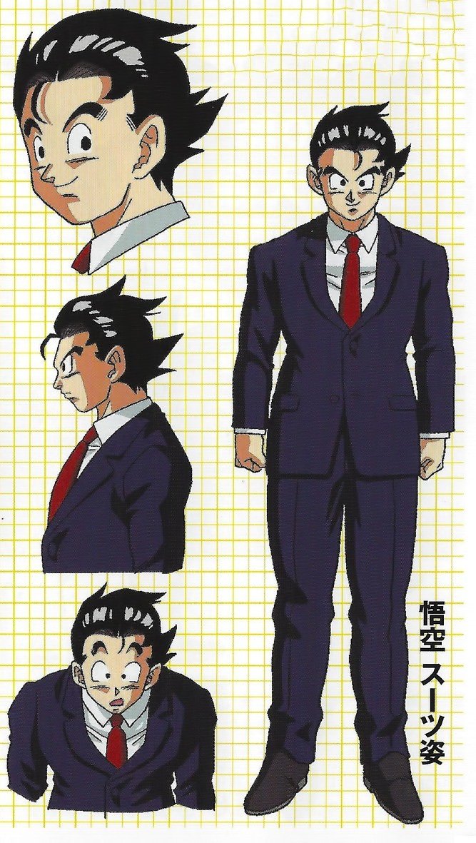 DB_Simplemente's tweet image. Goku elegante de la mano del diseñador de personajes de Dragon Ball Super Tadayoshi Yamamuro.