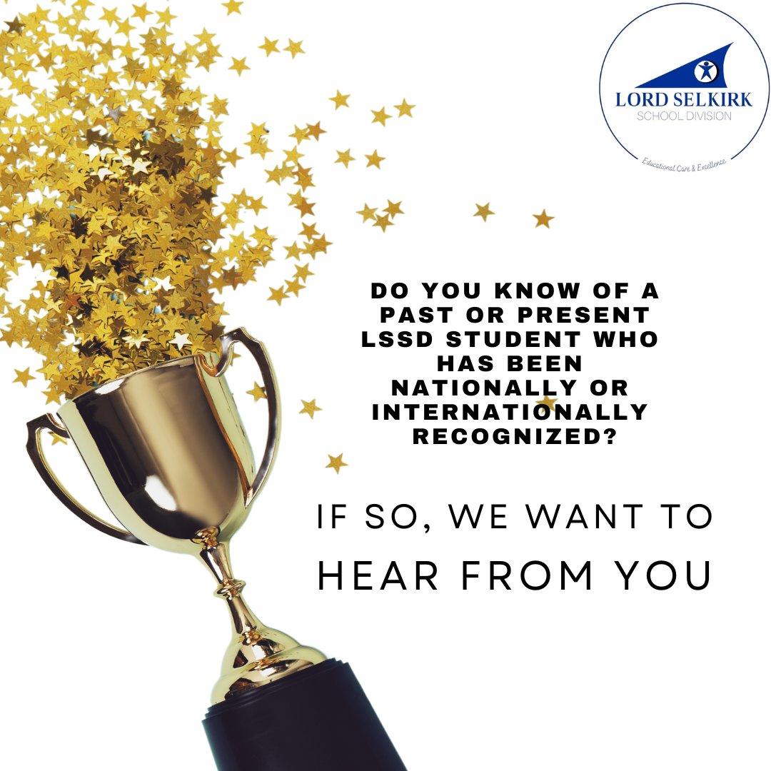 🗣️Do you know of a past or present LSSD student who has been nationally or internationally recognized? ✨Someone who goes above and beyond for their community? If so, we would love to hear from you!🙋‍♀️
Visit our website and nominate someone today!
lssd.ca/news/what_s_ne…