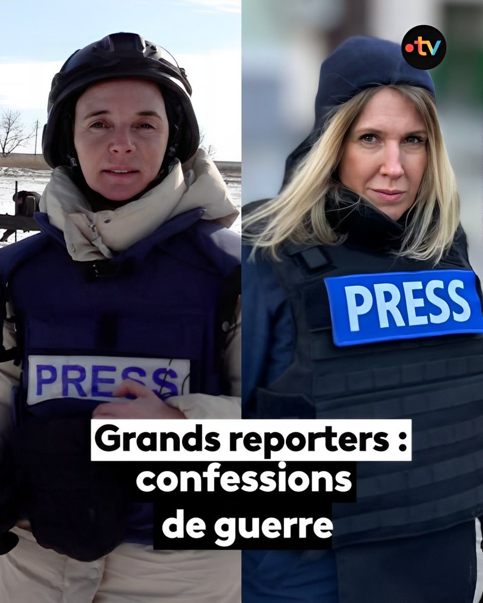lolomakossa's tweet image. En 2022, la guerre en #Ukraine 🇺🇦 bouleversait le monde.

@MaryseBurgot et @PerezpStephanie, grands reporters, s'étaient rendues sur le front 🪖 pour témoigner de la réalité de ce conflit.

▶ L'interview à retrouver sur la chaîne YouTube de @francetele : bit.ly/3F2sN41