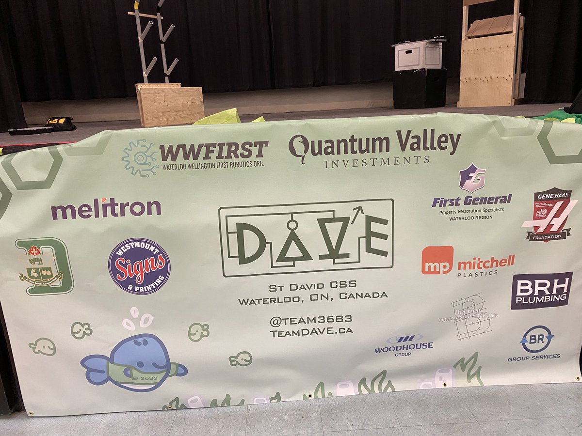 Lisa Denomme (@hhamom) on Twitter photo Getting ready for <a href="/team3683/">Team DAVE - FRC 3683</a> open house. Thanks to our sponsors <a href="/StDavidCeltics/">St David Catholic Secondary School</a> Getting ready for <a href="/team3683/">Team DAVE - FRC 3683</a> open house. Thanks to our sponsors <a href="/StDavidCeltics/">St David Catholic Secondary School</a>