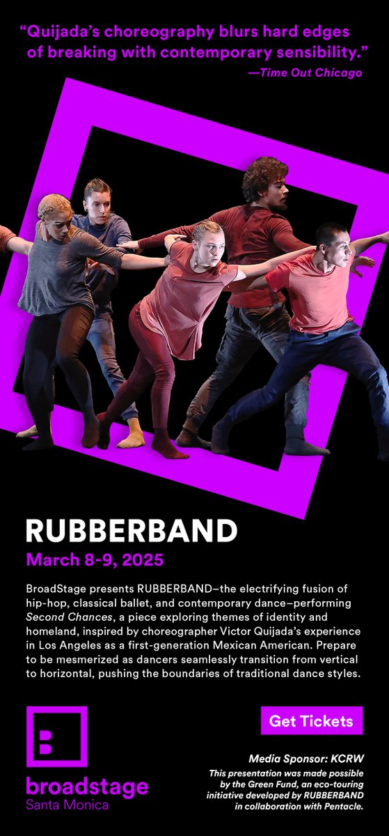 RUBBERBAND's "Second Chances": Victor Quijada’s intimate exploration of identity March 8-9 at BroadStage (<a href="/broadstagesm/">BroadStage</a>) .

GET TICKETS 👉: broadstage.org/tickets-shows/…