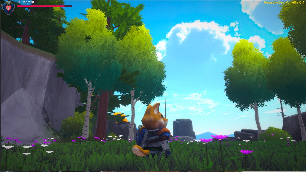 Dami_RK92's tweet photo. 15 segundos de mi Juego Indie...  Bueno todavia no los tengo pero después de idas y vueltas que lindo ya poder poner NPCs, Misiones, Enemigos y Plataformas sin que nada se rompa demasiado. #indiegame #indiedev https://t.co/Z5chAemaBA