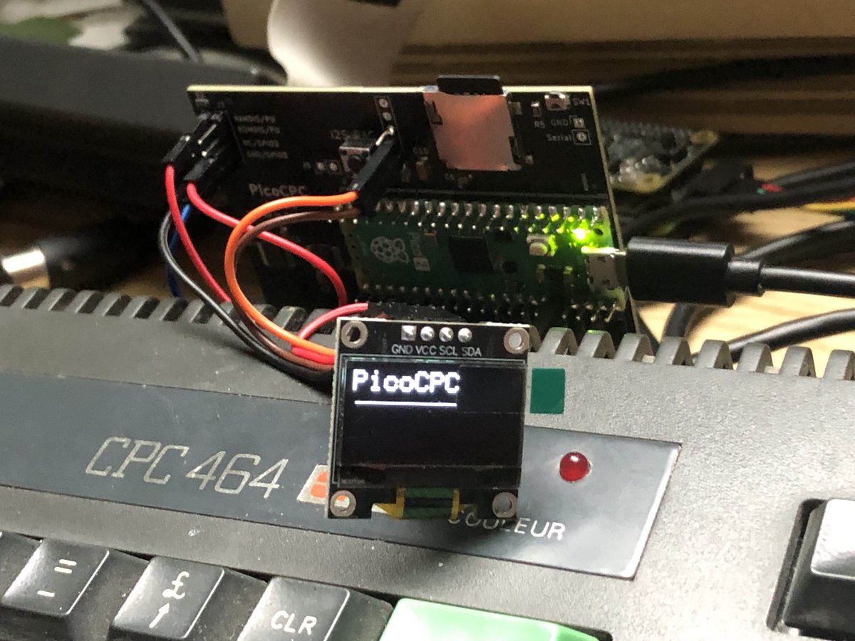 FreddyVETELE's tweet photo. #PicoCPC OLED https://t.co/zgbaVnve4P