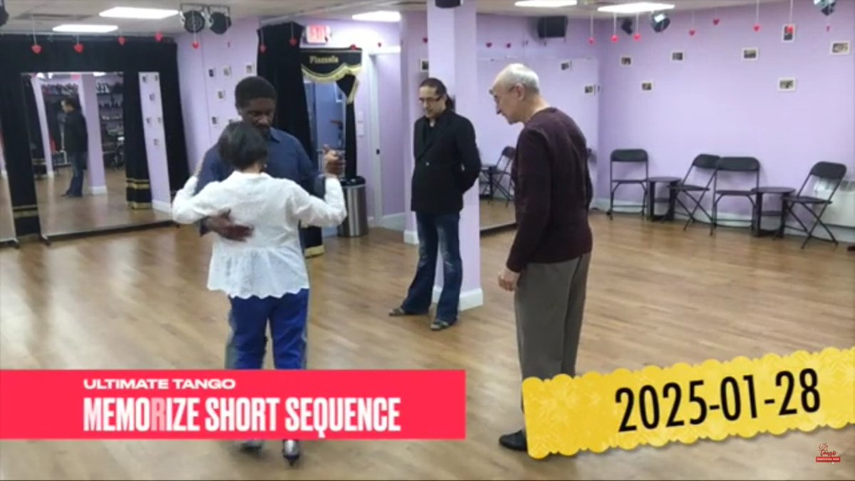 UltimateTango's tweet image. Learn a simple sequence every week! Intermediate to Advanced - all can benefit! 

🎥🎥 Watch full video here:
👉👉 smpl.is/a2i48

#tango #tangodancing #ultimatetango #tangoargentino #tangolessons