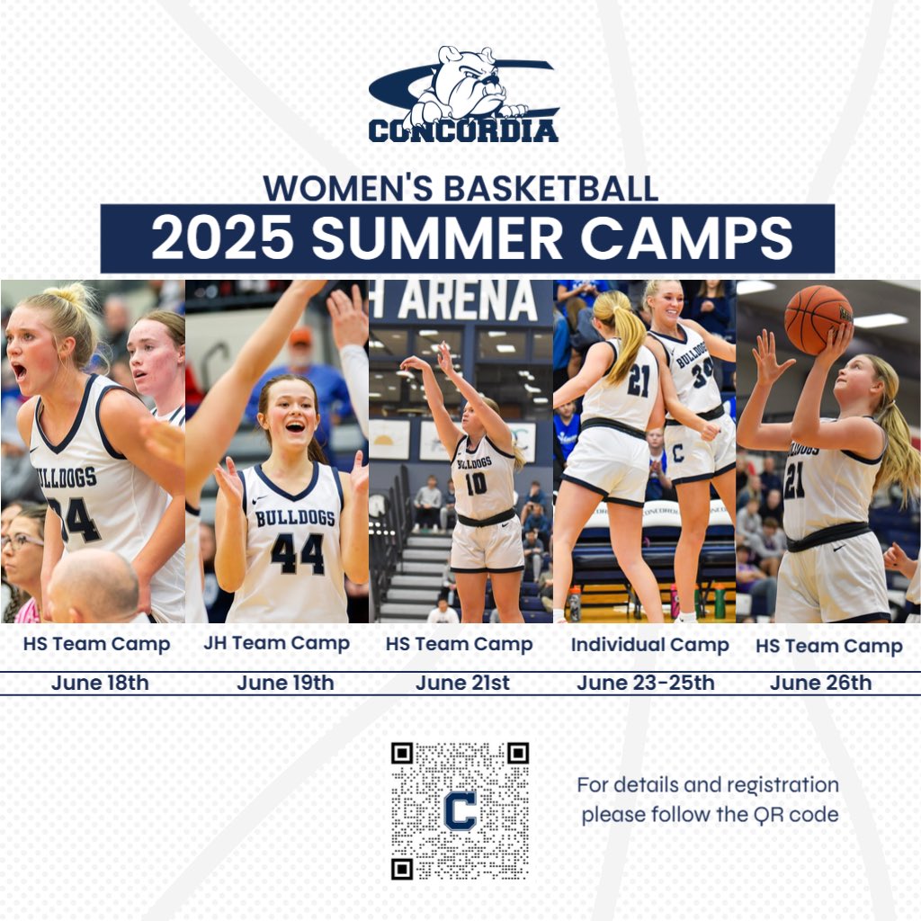 Get excited… it’s almost summer camp time!!! 

Register by using the QR code or following the link below ⬇️

cune.edu/athletics/team…