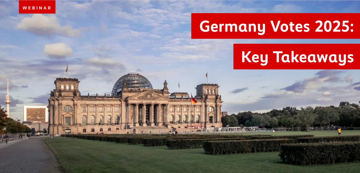 📢 Germany Votes 2025: Key Takeaways 🇩🇪🗳️

Join us tomorrow for a live webinar analyzing Germany's election results &amp; the future of progressives in Europe.

🎙️ Delara Burkhardt (MEP), <a href="/CatSchlaeger/">Catrina Schläger</a> (FES)
🎤 Hosted by <a href="/SwenSteinberg/">Swen Steinberg</a> 

🔗 Register now: us02web.zoom.us/webinar/regist…