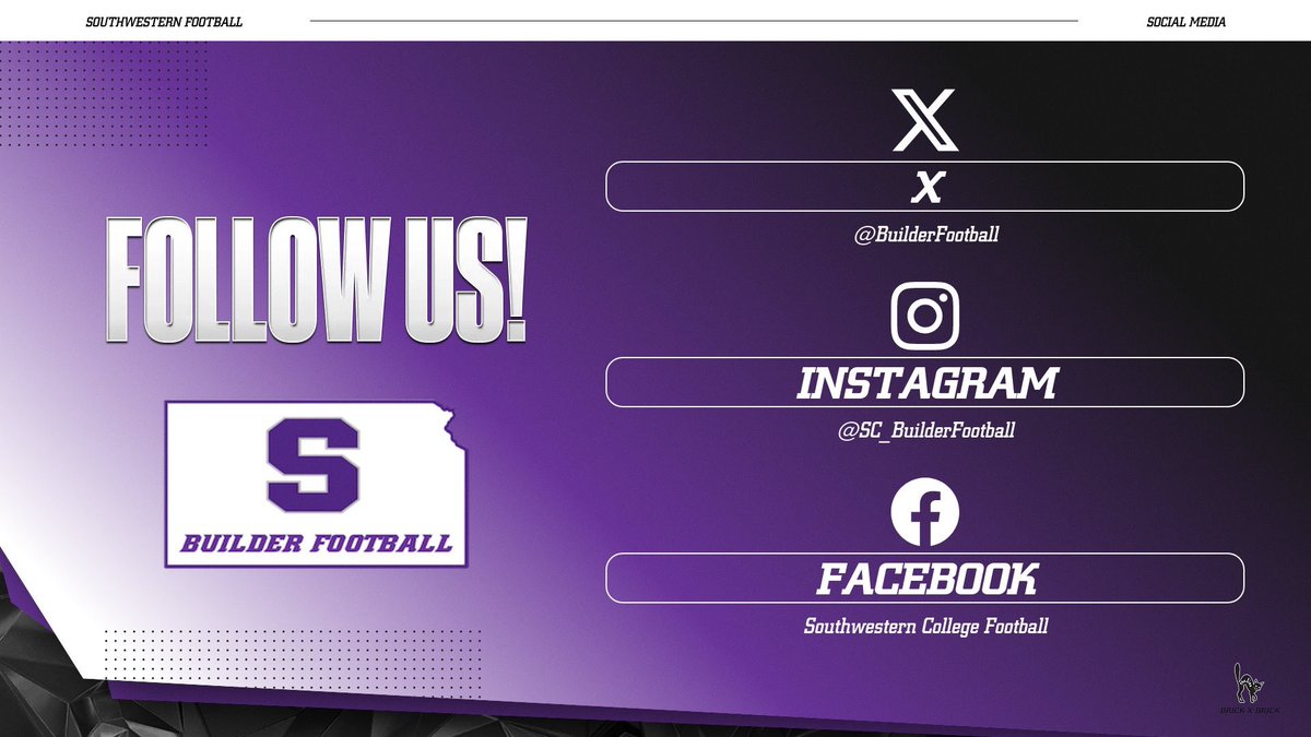 Check out our socials to stay up to date with Southwestern Football!