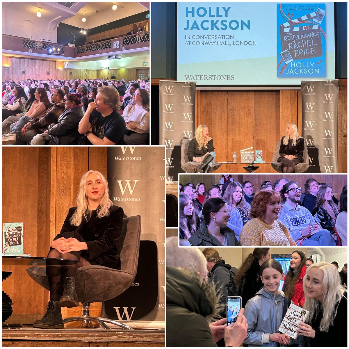 Waterstones (@waterstones) on Twitter photo A fantastic event at <a href="/ConwayHall/">Conway Hall</a> tonight as fans assembled to spend the evening with Holly Jackson, in conversation with Cynthia Murphy. Find her brilliant books here: waterstones.com/author/holly-j…
And join your favourite authors at a Waterstones event here: waterstones.com/events A fantastic event at <a href="/ConwayHall/">Conway Hall</a> tonight as fans assembled to spend the evening with Holly Jackson, in conversation with Cynthia Murphy. Find her brilliant books here: waterstones.com/author/holly-j…
And join your favourite authors at a Waterstones event here: waterstones.com/events