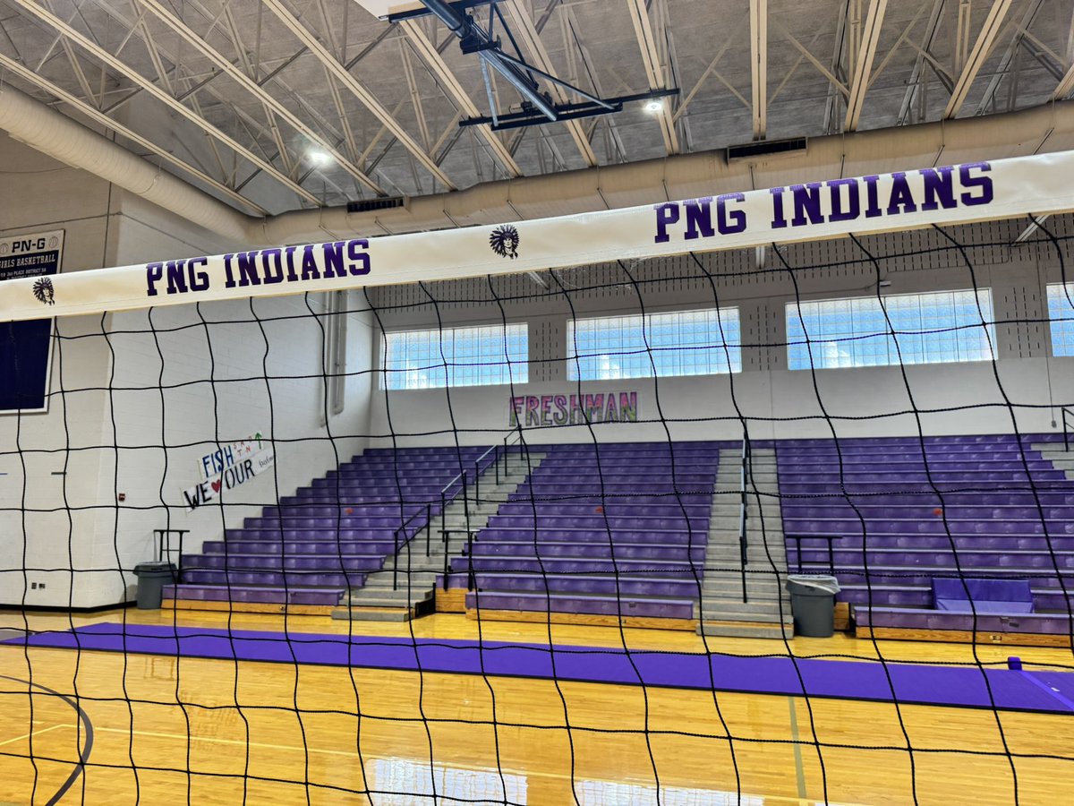 THANK YOU, THANK YOU, THANK YOU to our PNG Athletic Booster Club for purchasing the volleyball program two new custom netting systems for our upcoming season! We are so excited to use them in May when we host spring league. 💜🏐💜