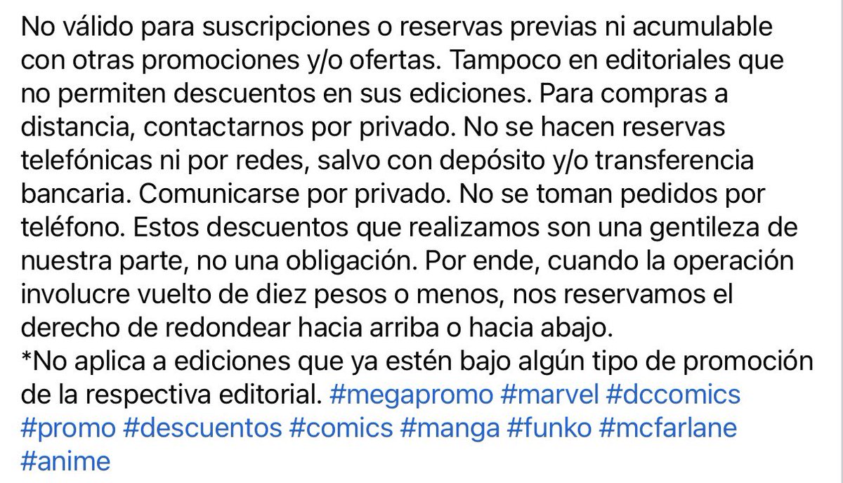 Desde mañana y hasta el sábado inclusive, grandes descuentos en la gran esquina comiquera de Buenos Aires!!!