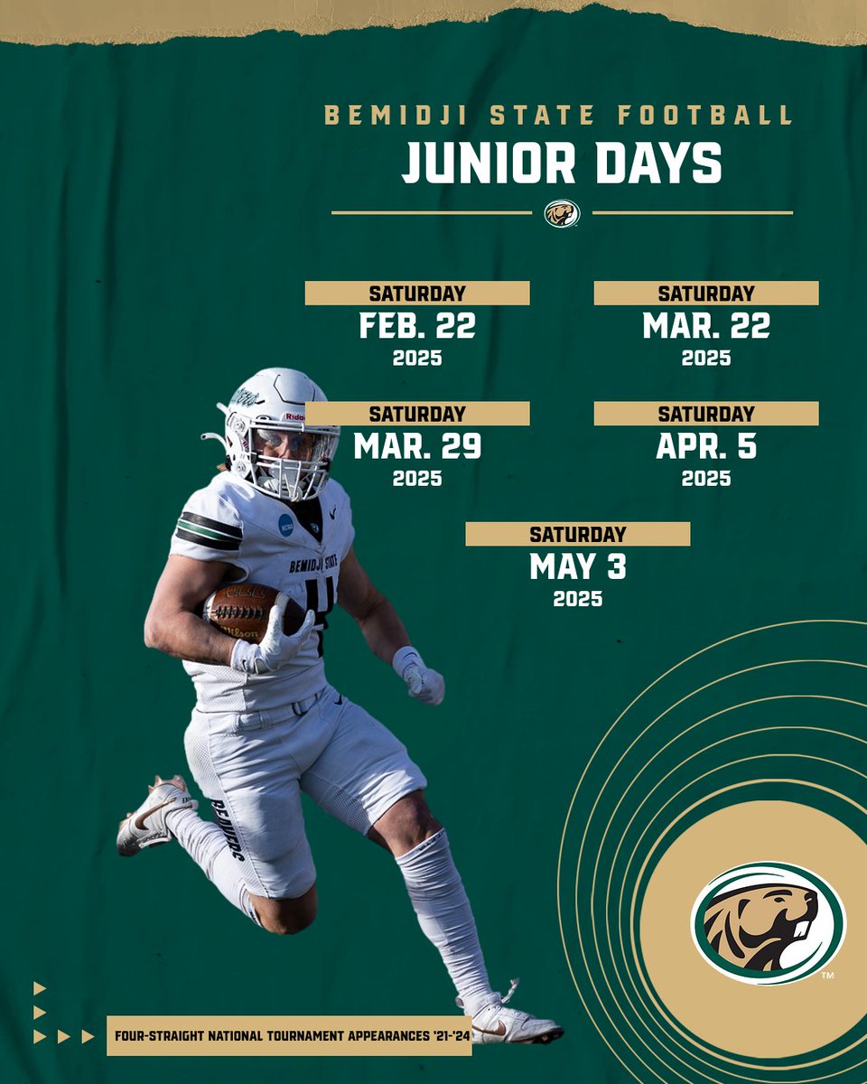 Thank you @Coach_Ney for the Junior Day Invite! <a href="/BSUBeaversFB/">Bemidji State Football</a>