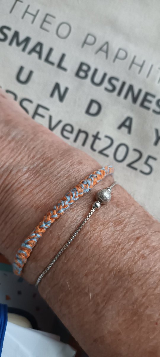 #sbswinnershour <a href="/SarahLouCrafts/">Sarah Lou</a> thank you for gifting me a beautiful bracelet. Love it!! xx