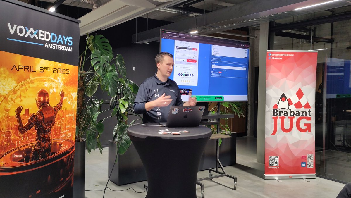 We had a blast this evening at our Meetup with <a href="/aalmiray/">Andres Almiray</a> and <a href="/JagoVreede/">Jago de Vreede</a>.

A special thanks for <a href="/WeAreWaes/">WAES</a> for hosting us in their really cool office with great food and drinks 🙏