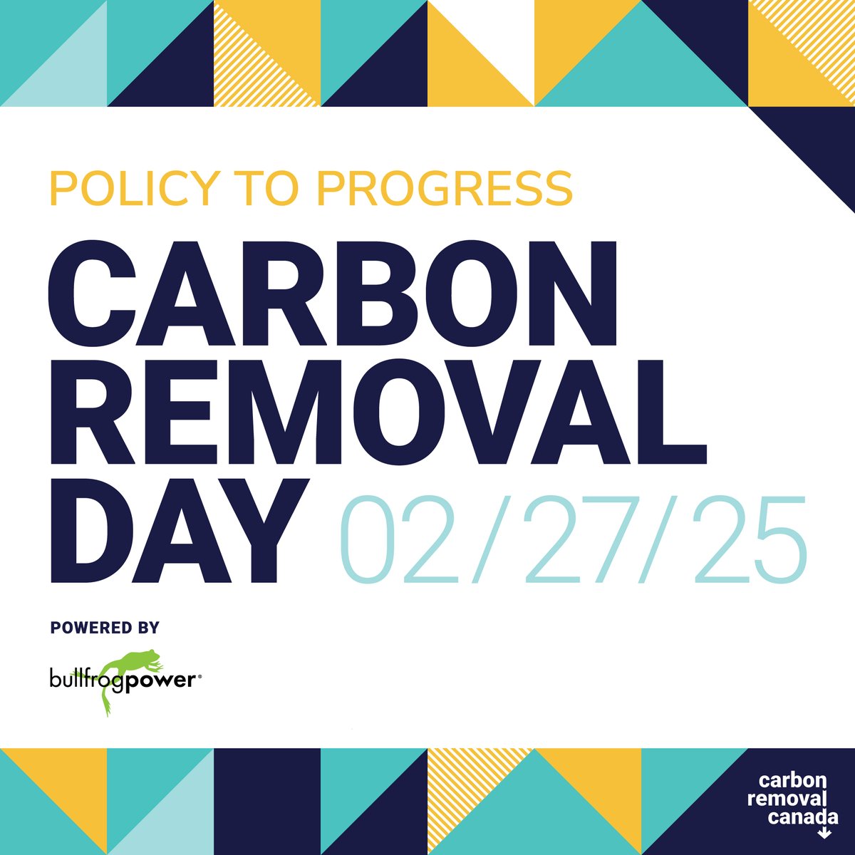 Policy to Progress is bullfrogpowered® with 100% green electricity! ⚡🌱 <a href="/bullfrogpower/">Bullfrog Power</a> matches the amount of conventional electricity the event uses, displacing energy from polluting sources. Learn more at bullfrogpower.com. #CarbonRemovalCanada #CarbonRemoval