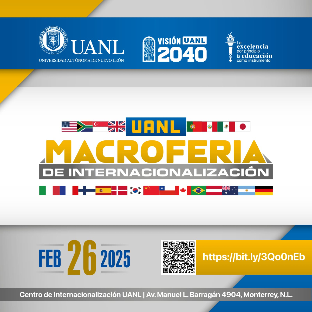 FIME_Oficial's tweet photo. Asiste a la Macroferia de Internacionalización para conocer la gran variedad de destinos para llevar a cabo un intercambio académico, los requisitos y becas que tenemos.
 
Más información:
https://t.co/2RqKdMcuQN

#TodosSomosFIME 
#ViveLaFIME https://t.co/d1ULl7hNkR