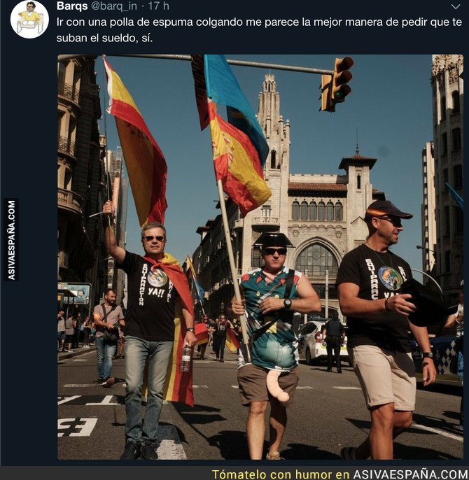 Majadero's tweet photo. @FiloGeist @atonitoperdido aquí más fotos de los mismos días y sus manifestaciones por la vía la Laeitana. ¿Porqué escogían esa vía?, podríamos hablar largo y tendido de ese simbolísmo. https://t.co/jVuBKhB3Bl