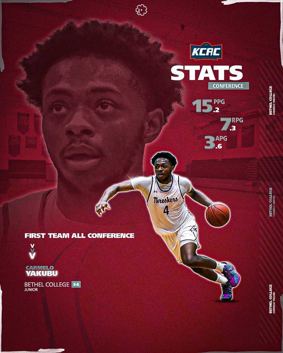 First Team All KCAC <a href="/Carmelo_Yakubu/">Carmelo Yakubu</a> 

#ThreshersMBB x #WithItOrOnIt