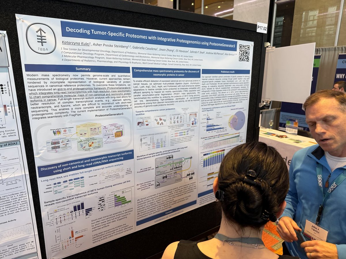 See Kasia Kulej #USHUPO2025 poster on Decoding tumor-specific proteomes with integrative proteogenomics using ProteomeGenerator3 (plus comparison of DIA-NN, Spectronaut and MSFragger)