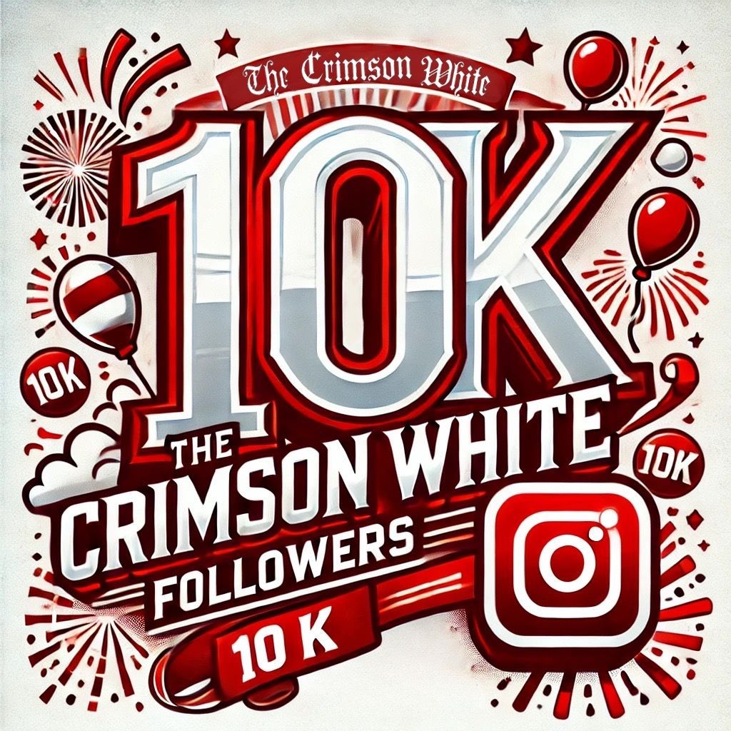 UA Student Media (@uastudentmedia) on Twitter photo UA Student Media would like to congratulate <a href="/TheCrimsonWhite/">The Crimson White</a> on hitting 10,000 followers on Instagram! We are so proud of them and look we look forward to seeing them grow even more! UA Student Media would like to congratulate <a href="/TheCrimsonWhite/">The Crimson White</a> on hitting 10,000 followers on Instagram! We are so proud of them and look we look forward to seeing them grow even more!