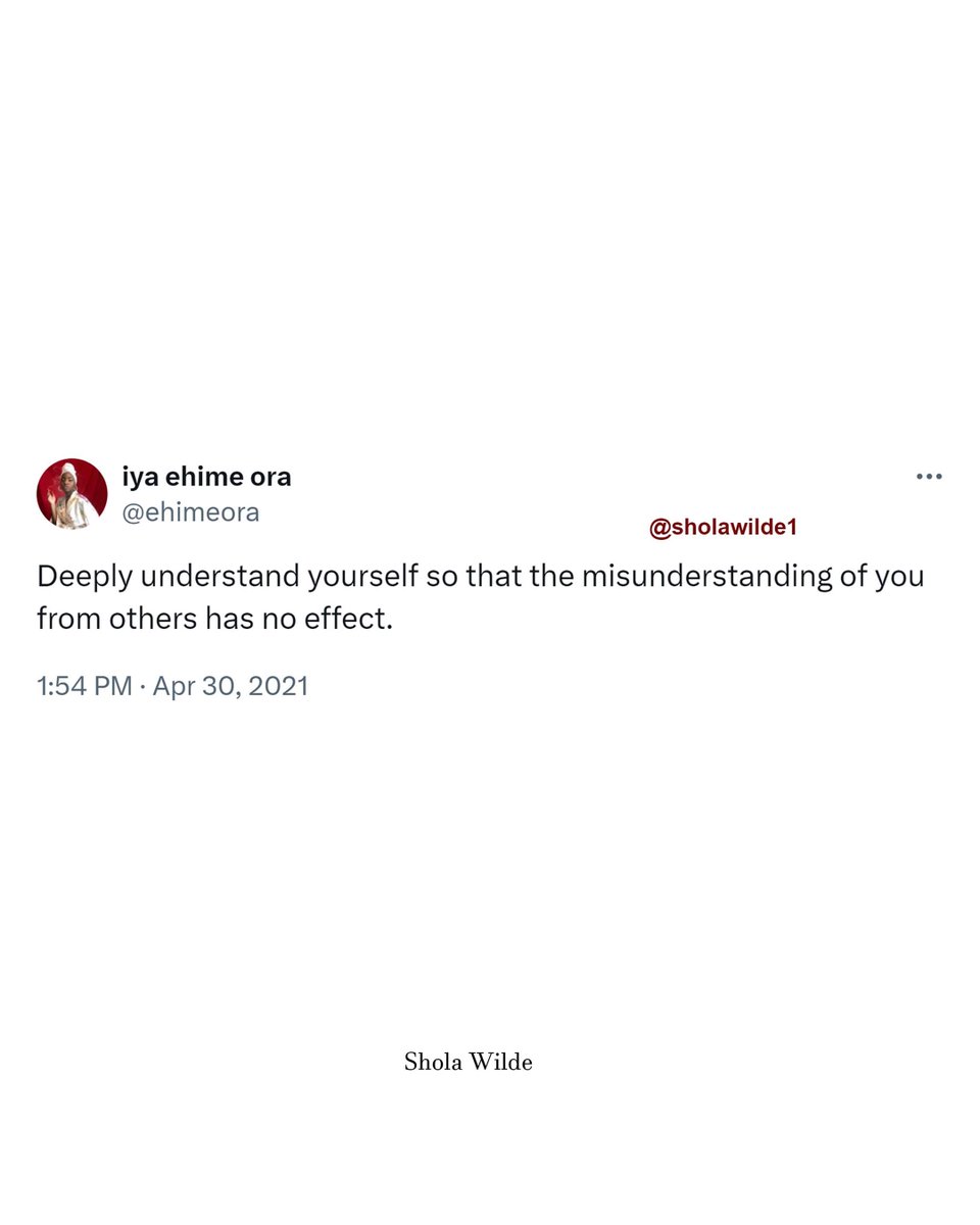 SholaWilde's tweet image. #misunderstanding