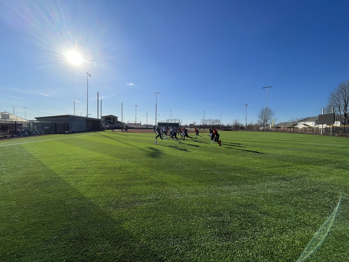 Ladies first. 

Glad the girls got to test out their new digs today. Hoping baseball can test theirs tomorrow.