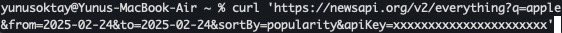 yunusoktaydev's tweet image. Terminalde curl ile API sorguları nasıl yapılır? 🧑💻
1️⃣ URL parametrelerini tırnak içine alarak yapın
2️⃣ Parametreleri ayrı göndermek daha temiz ve güvenlidir
#TerminalTips #APIDevelopment #Curl #Linux