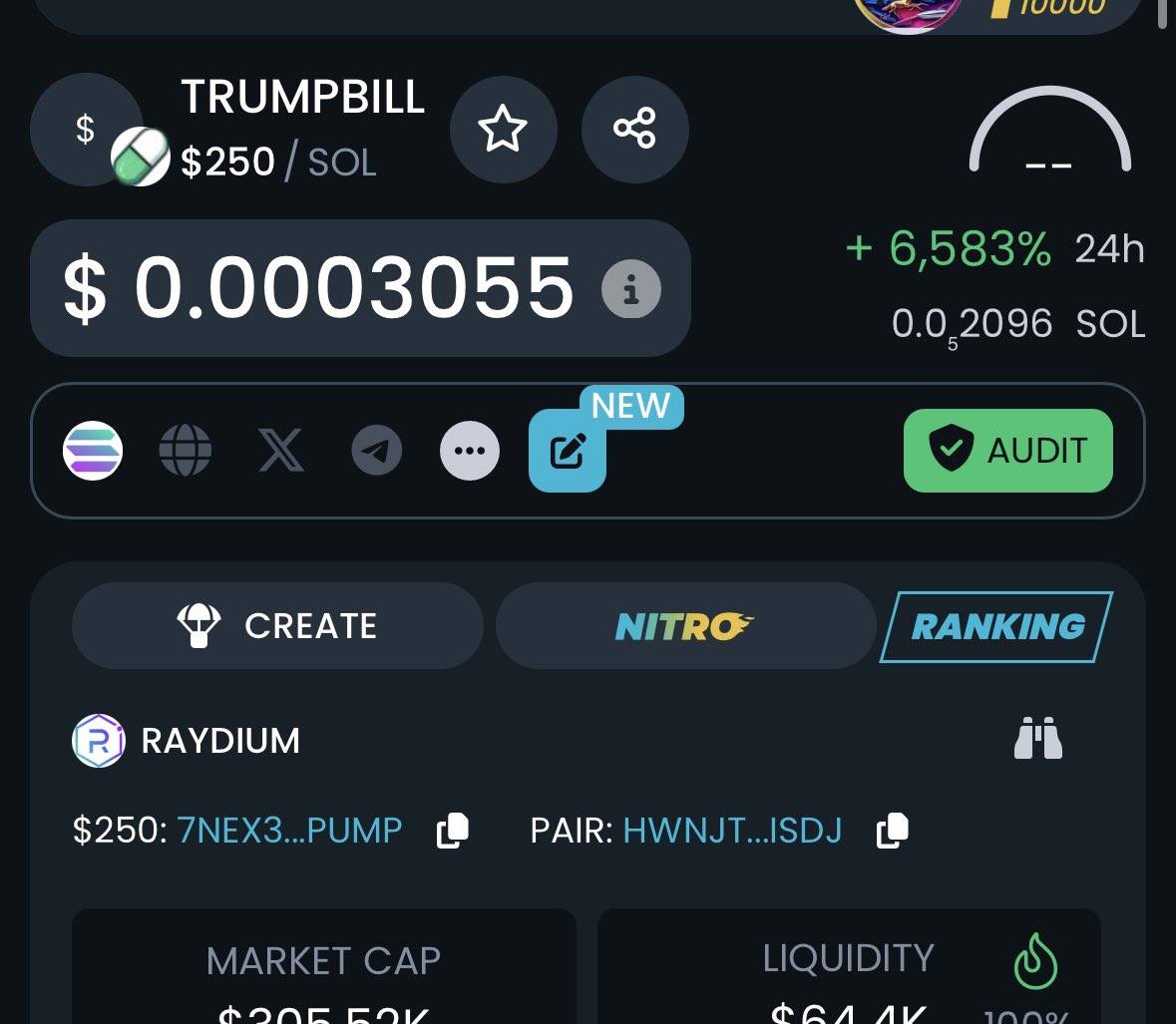 $250 trumpbill don’t buy this scam. Be Safe ✌️