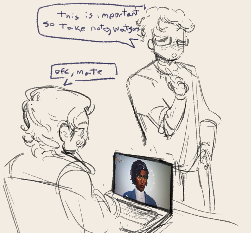 aishime2's tweet photo. some #Sherlockandco stuff, i need to draw them more https://t.co/2k2zip01v6