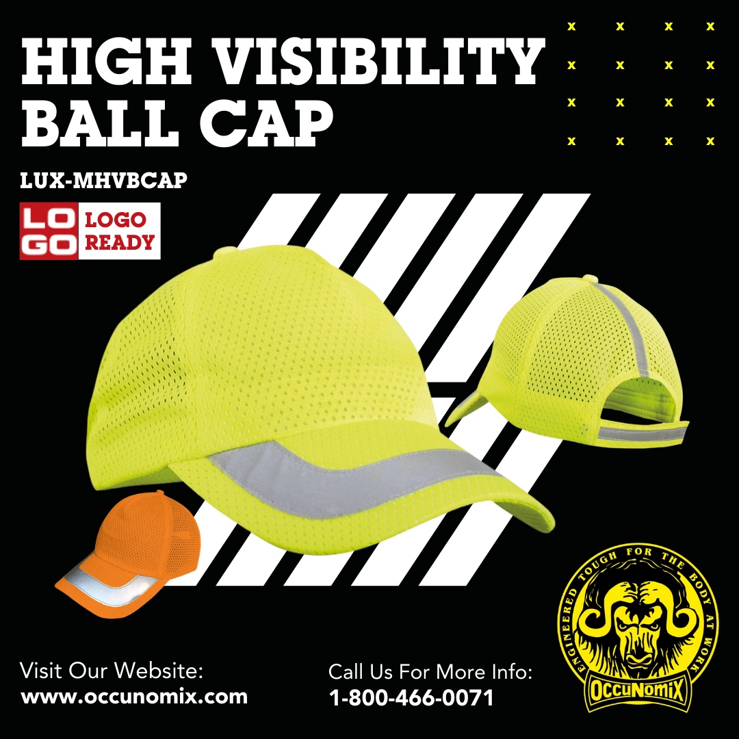 OccuNomix's tweet photo. Stay cool, stay seen, and stay safe with the Hi-Viz Ball Cap—crafted with breathable mesh, a moisture wicking sweatband, and reflective tape accents for added visibility. 

Adjustable fit, maximum comfort.

More details here 👉 https://t.co/jHGm7FNgB5

#occunomix #occunomixint... https://t.co/JtKb1xapmQ