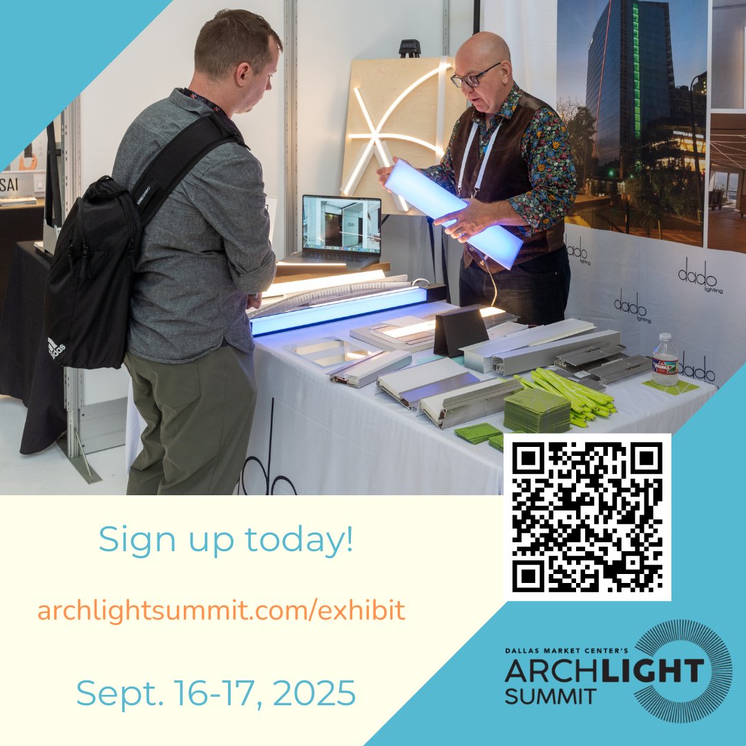 We're excited to welcome back our returning exhibitors AND to see some new faces this year! 
Sign up today to reserve your spot! 
ow.ly/qMwm50UObQe
#lightingdesigner #architect #interiordesigner #diverse #innovative #industryevent #DallasMarketCenter #archLIGHTsummit