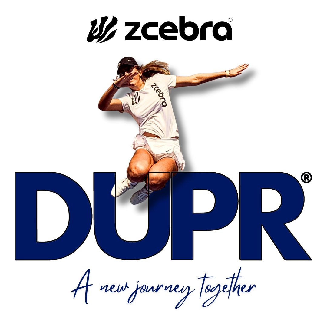 A promising and exciting collaboration begins between the leading European brand <a href="/Zcebra_pb/">Zcebra Wild Pickleball</a> and The World’s Most Accurate Pickleball Rating <a href="/duprpb/">DUPR</a> 🚀

This is just the beginning… Vamos!! 💪🏻💥

#dupr #zcebra #pickleballratings #pickleballsoftware #pickleballeurope #pickleball
