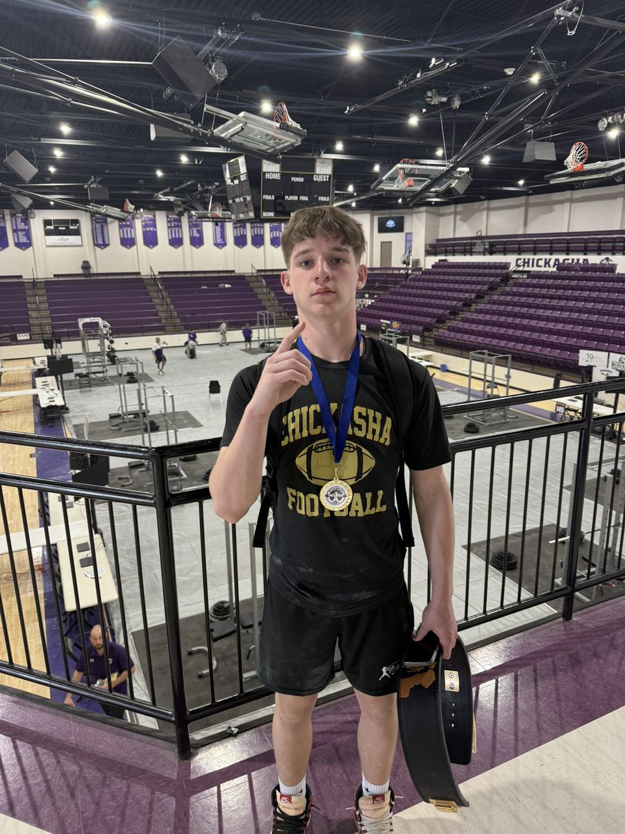 Pulled up and snagged that 1st place spot at the Dave Tapp Powerlifting meet!!! I was very fortunate to compete against some top talent in OK!!! <a href="/ChickashaFB/">Chickasha Football</a> <a href="/ChickashaATH/">Chickasha Athletics and Activities</a> <a href="/bruteempire1/">Brute Empire</a> <a href="/C4SportOklahoma/">C4 SportsPerformance</a> <a href="/QbTakeover/">QB Takeover</a> <a href="/FBUcamp/">Football University</a> <a href="/Elite11/">Elite11</a> <a href="/UANextFootball/">All-America Game</a> <a href="/ta_longhorns/">TA Longhorns / Tailored Athletics Inc.</a> <a href="/BobsPicklePops/">Bob’s Pickle Pops</a>