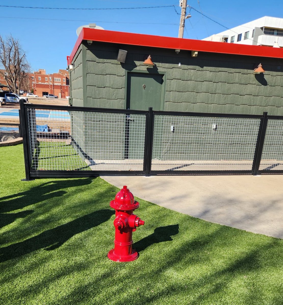 The new Midtown Mutts dog park is starting to come together!