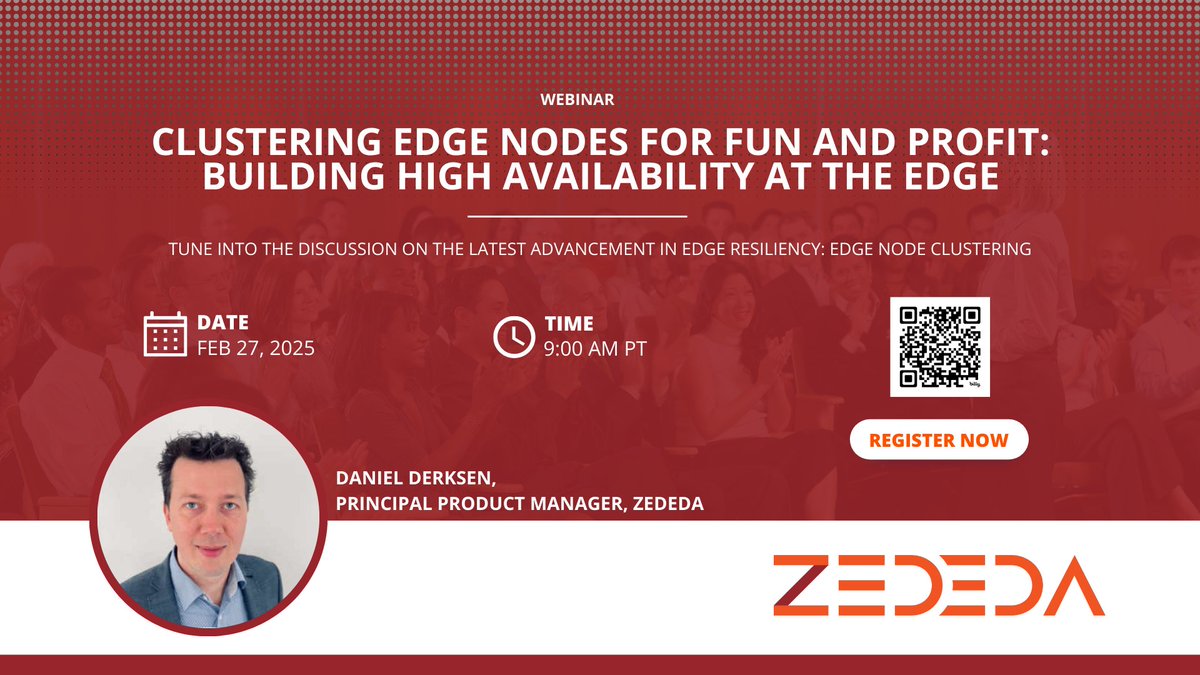 DormainDrewitz's tweet image. IN TWO DAYS! Tune in to learn about new edge node clustering capabilities now in early access.