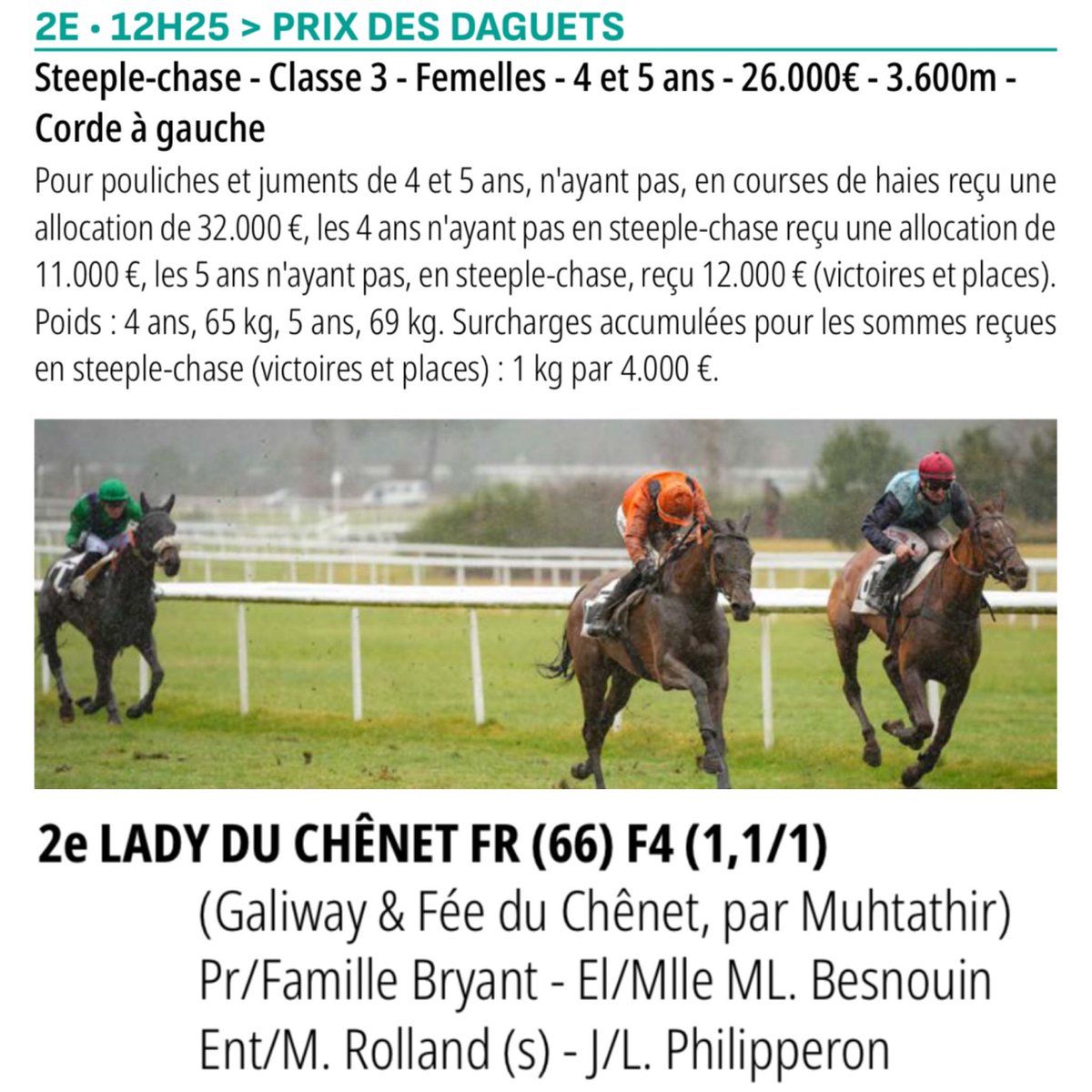 🥈Lady du Chenet is second at  Fontainebleau over Chase #moretocome